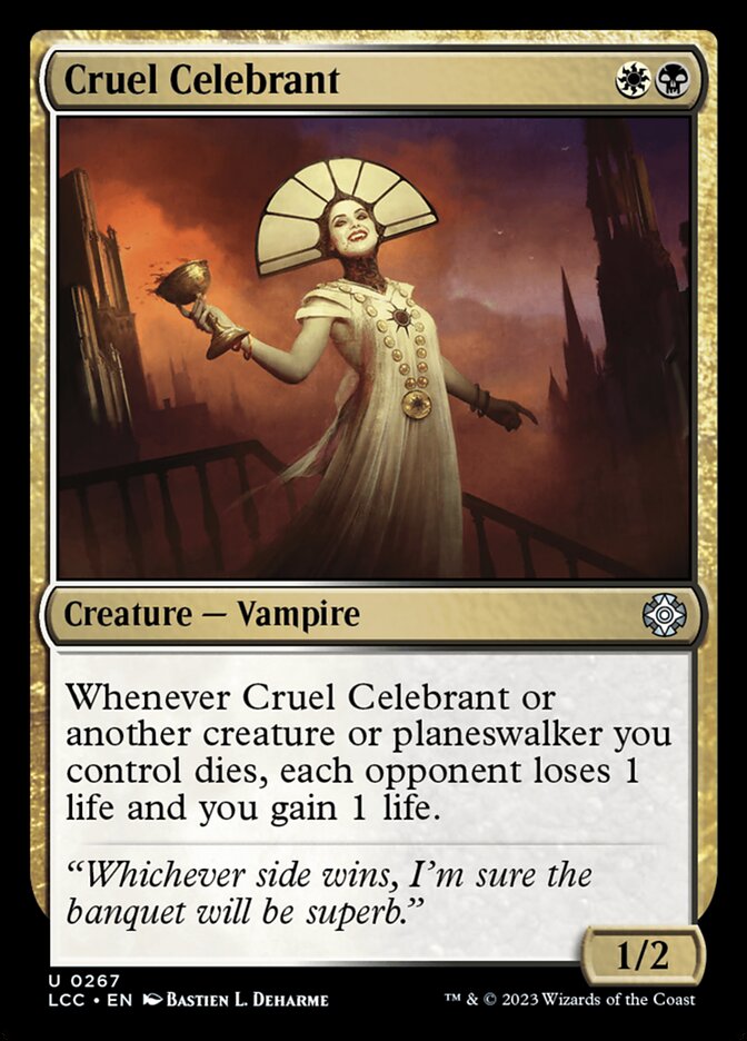 Cruel Celebrant front