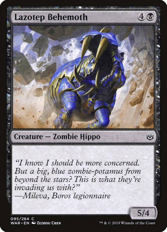 Lazotep Behemoth front