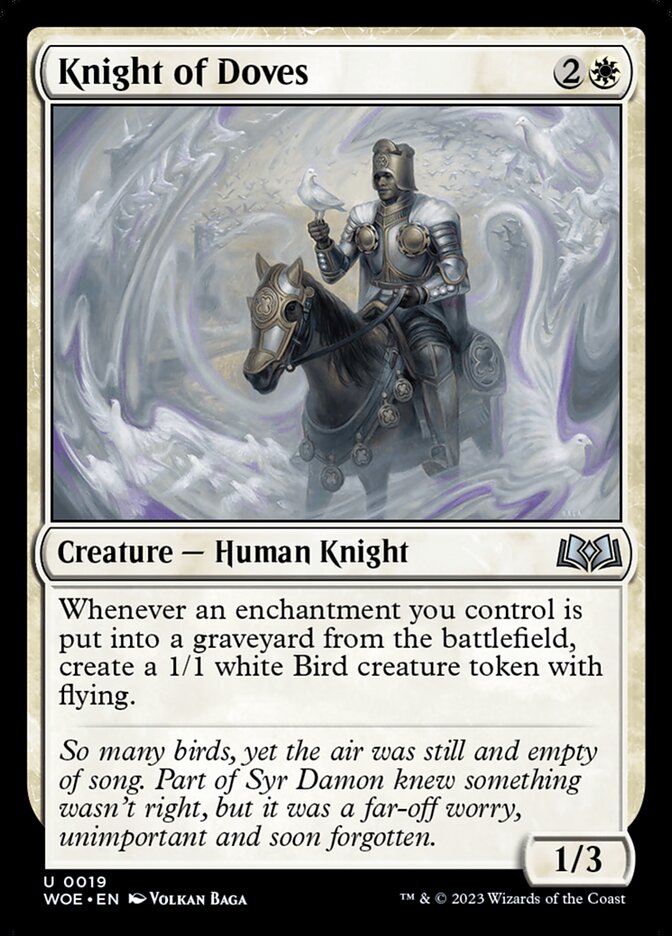 Knight of Doves front