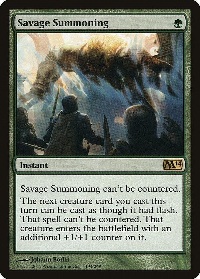 Savage Summoning front
