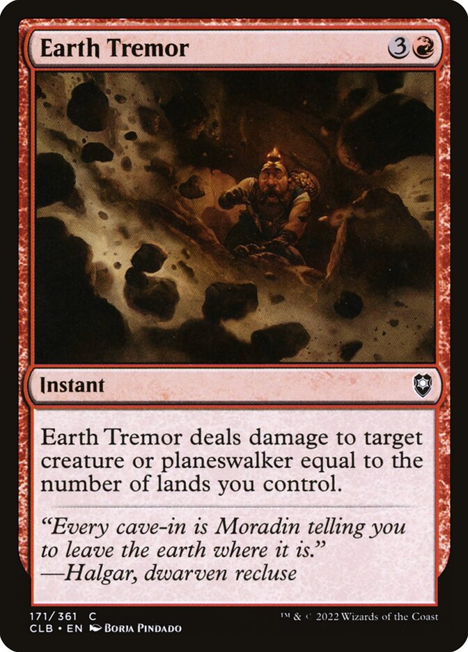 Earth Tremor front
