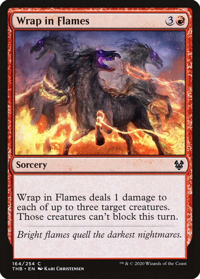 Wrap in Flames front