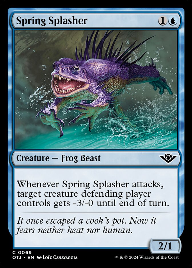 Spring Splasher front