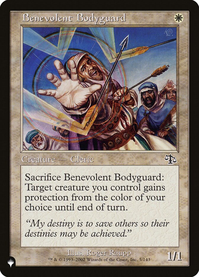 Benevolent Bodyguard front