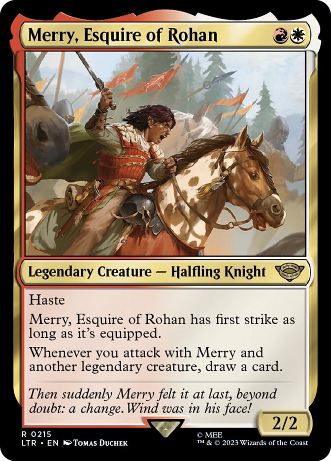 Merry, Esquire of Rohan front
