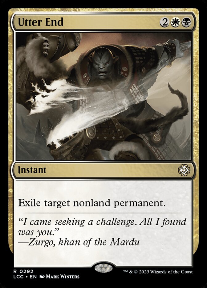 Utter End front