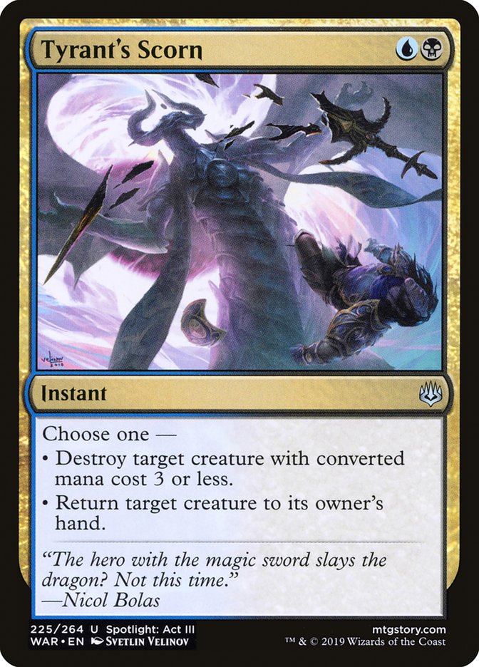 Tyrant's Scorn front