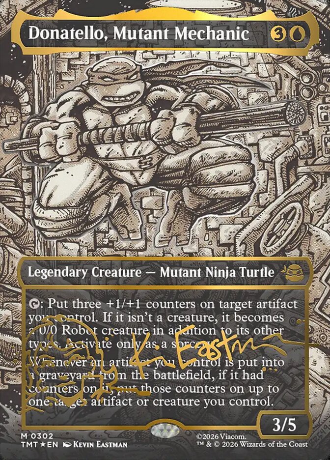 Donatello, Mutant Mechanic front