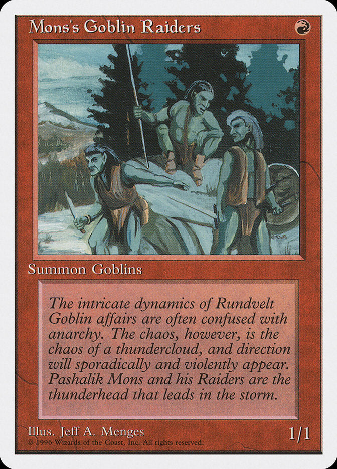 Mons's Goblin Raiders front