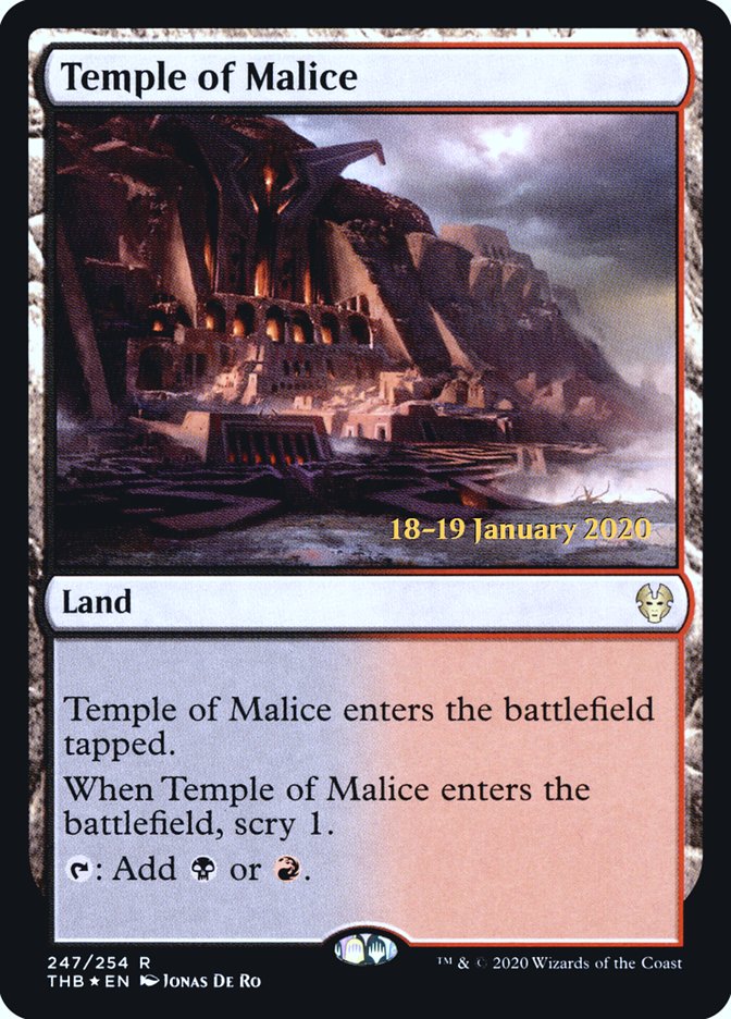 Temple of Malice front