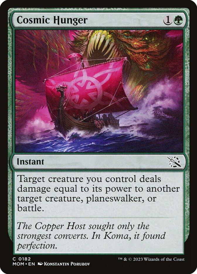 Cosmic Hunger front