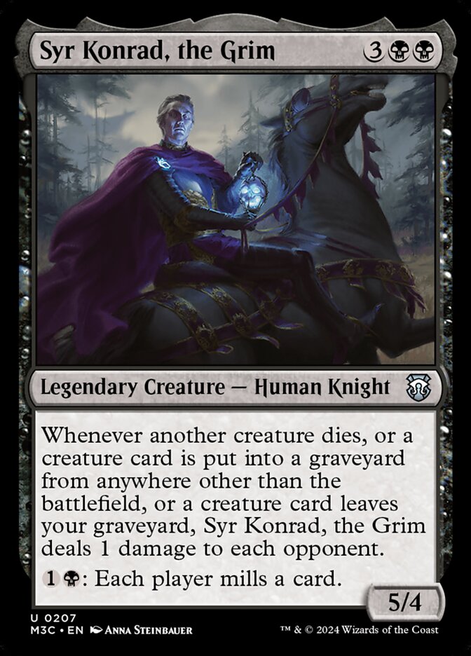 Syr Konrad, the Grim front
