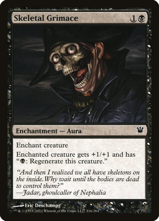 Skeletal Grimace front