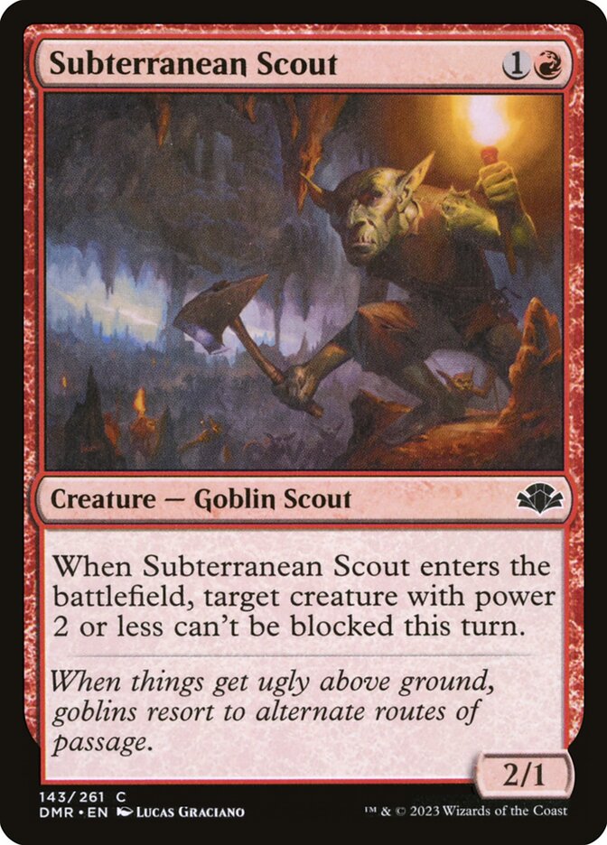 Subterranean Scout front