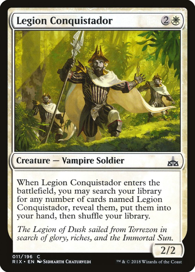 Legion Conquistador front