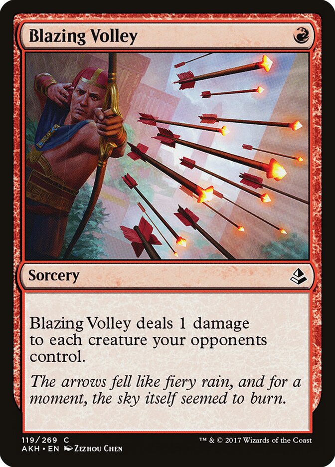 Blazing Volley front