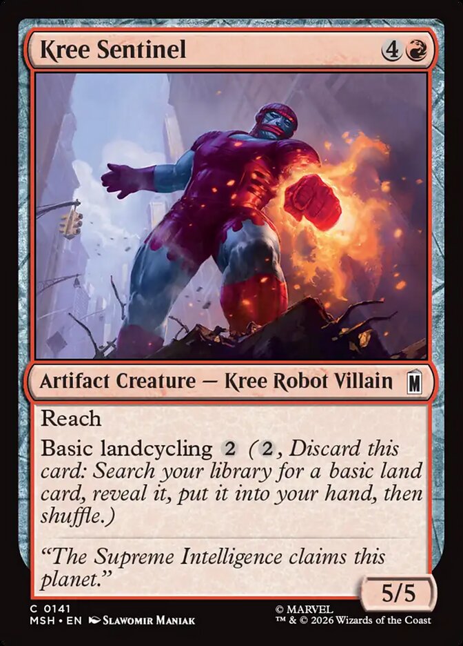 Kree Sentinel front