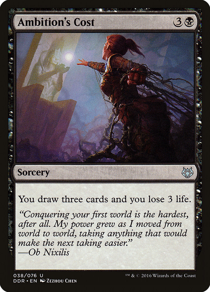 Ambition's Cost front