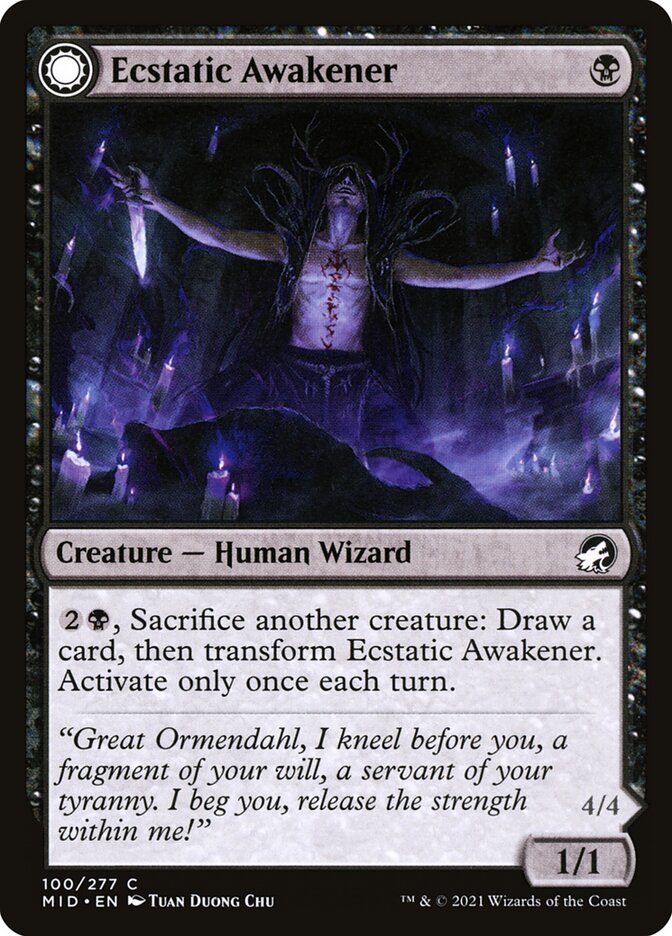 Ecstatic Awakener // Awoken Demon front