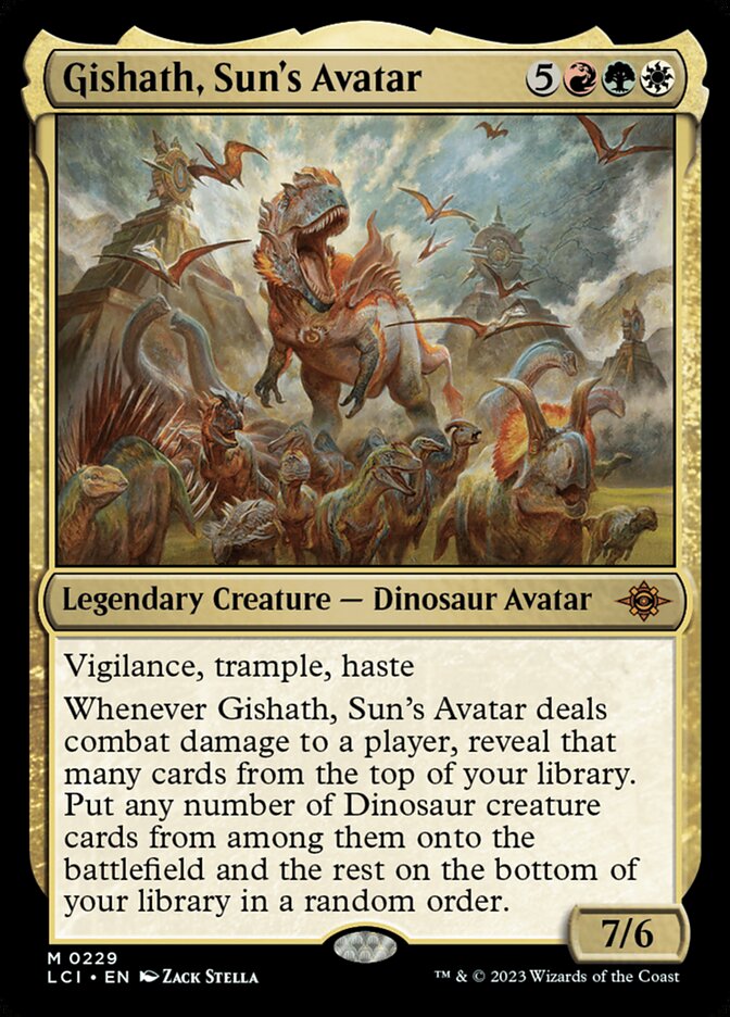 Gishath, Sun's Avatar front