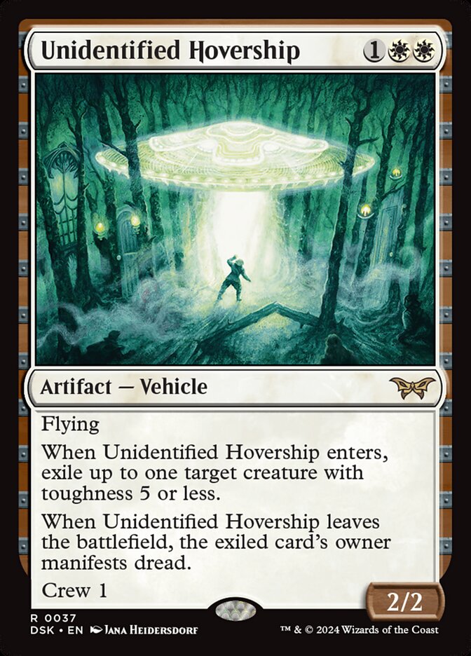 Unidentified Hovership front