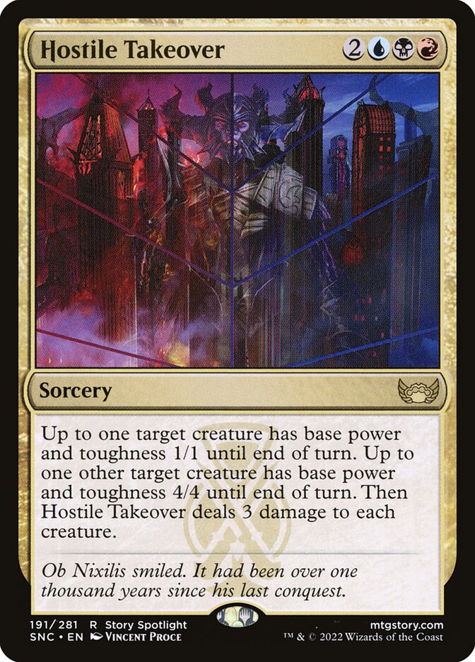 Hostile Takeover front
