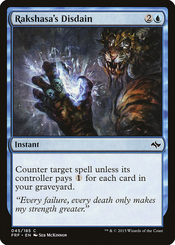 Rakshasa's Disdain front