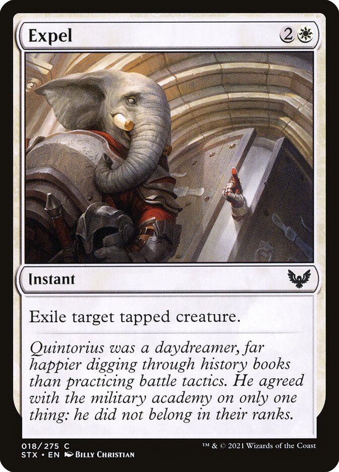 Expel front
