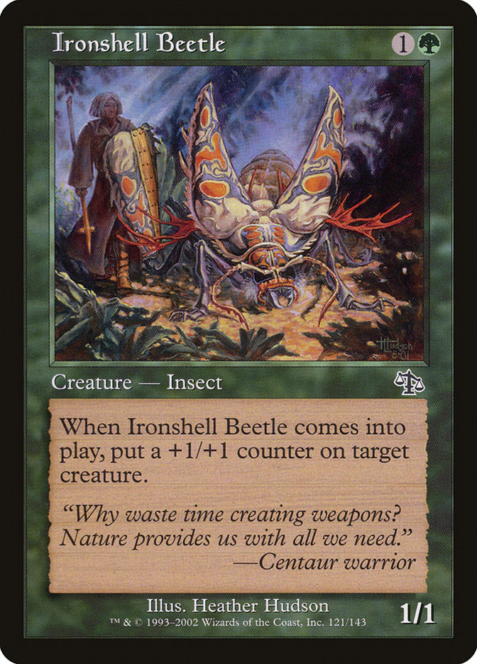 Ironshell Beetle front