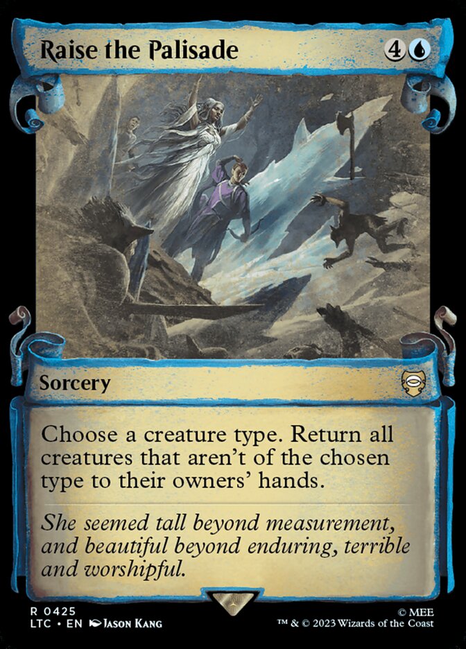 Raise the Palisade front