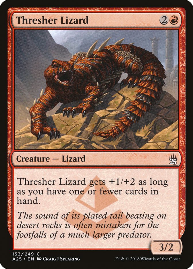 Thresher Lizard front