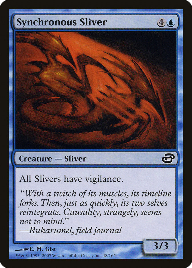 Synchronous Sliver front