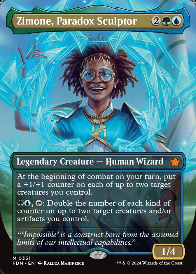 Zimone, Paradox Sculptor front
