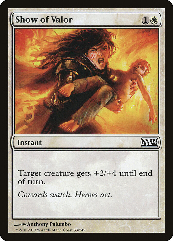 Show of Valor front