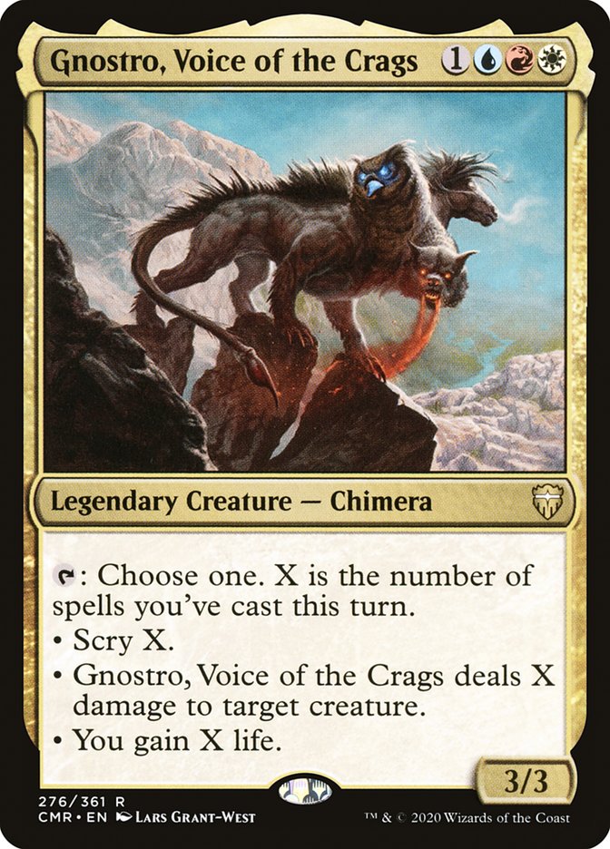 Gnostro, Voice of the Crags front