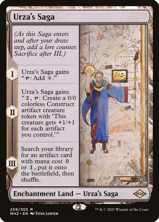 Urza's Saga front