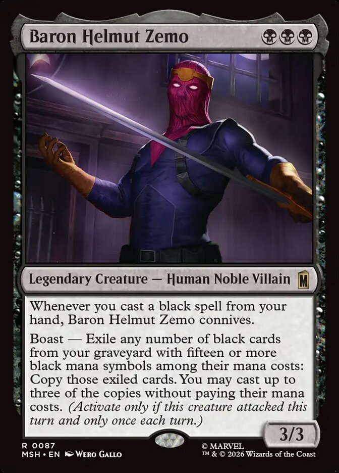 Baron Helmut Zemo front