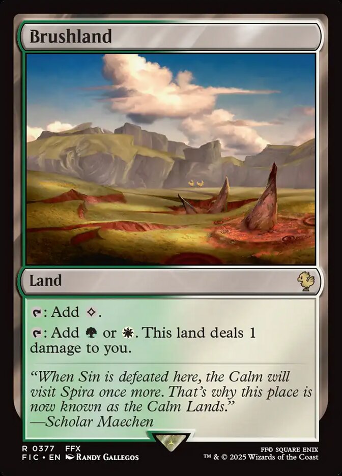 Brushland front