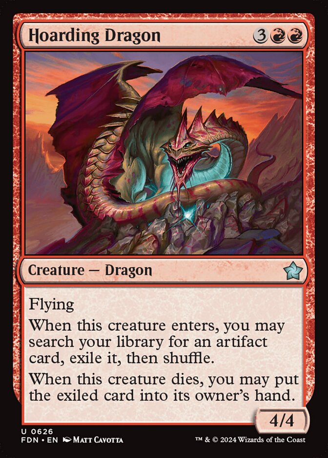 Hoarding Dragon front