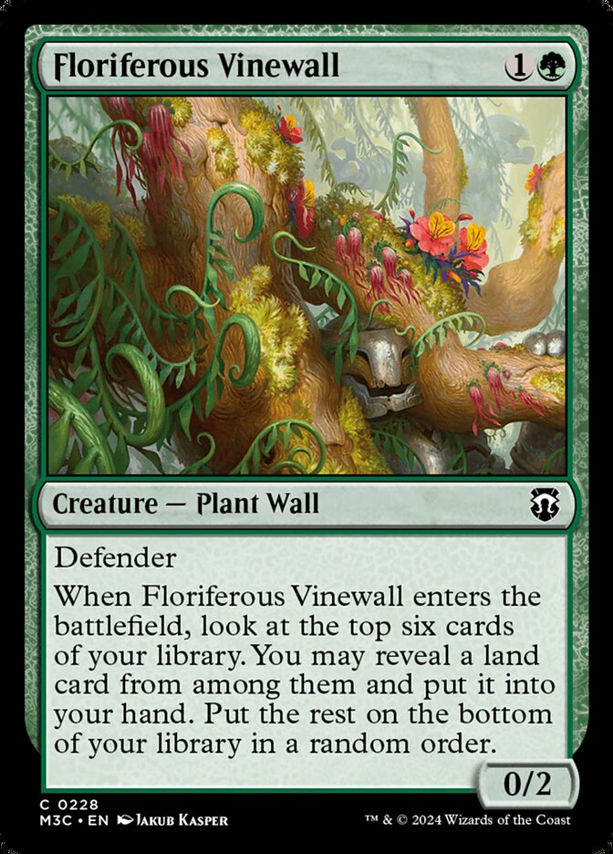 Floriferous Vinewall front