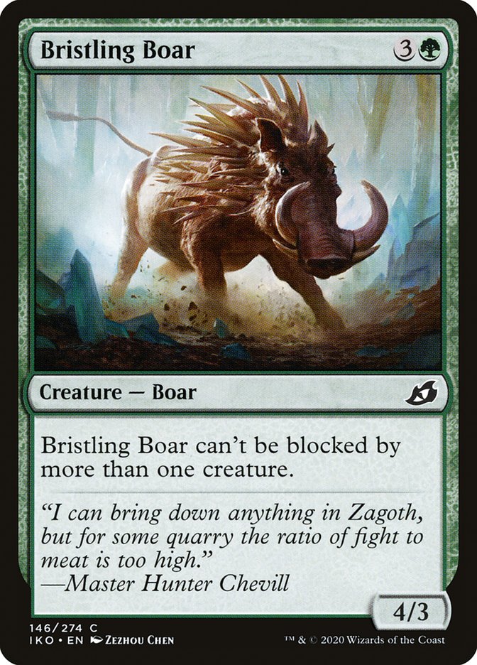 Bristling Boar front
