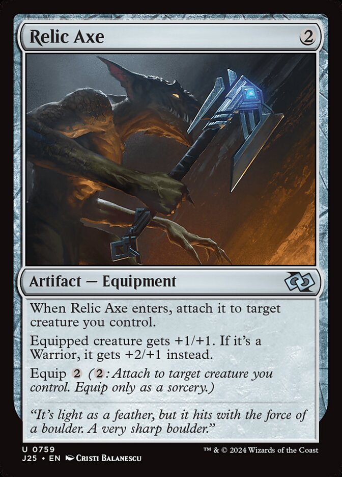 Relic Axe front