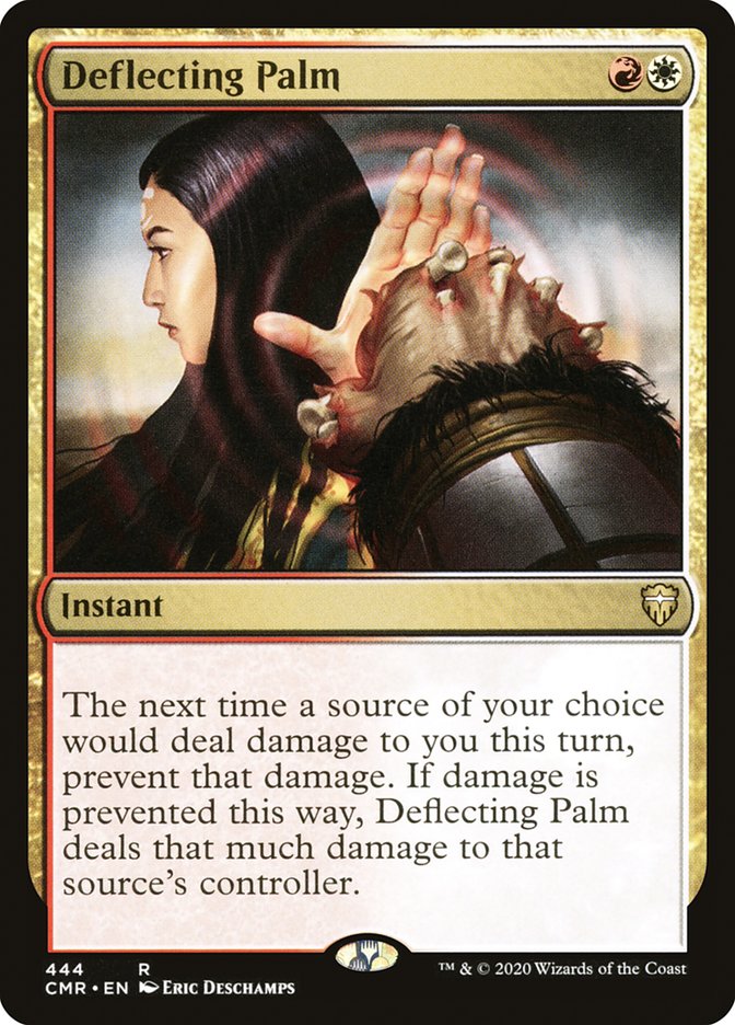 Deflecting Palm front
