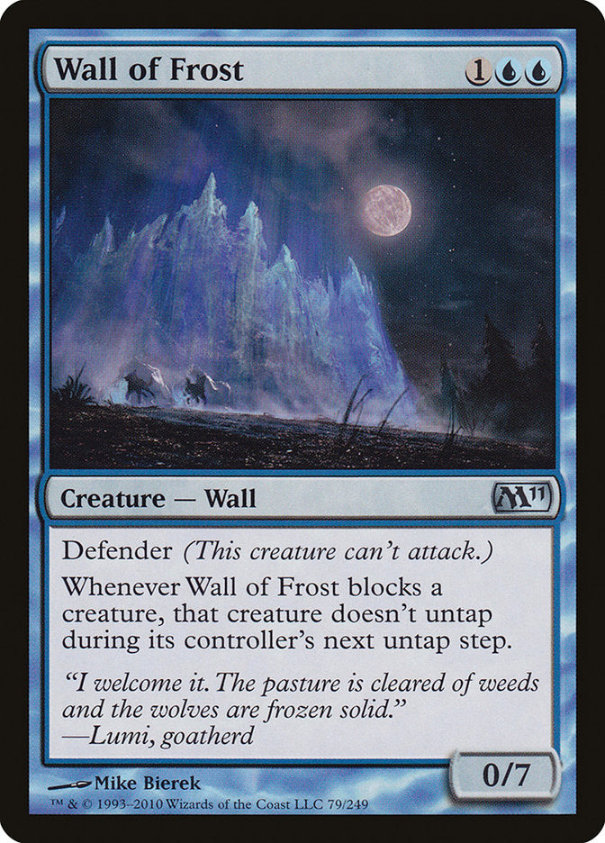 Wall of Frost front