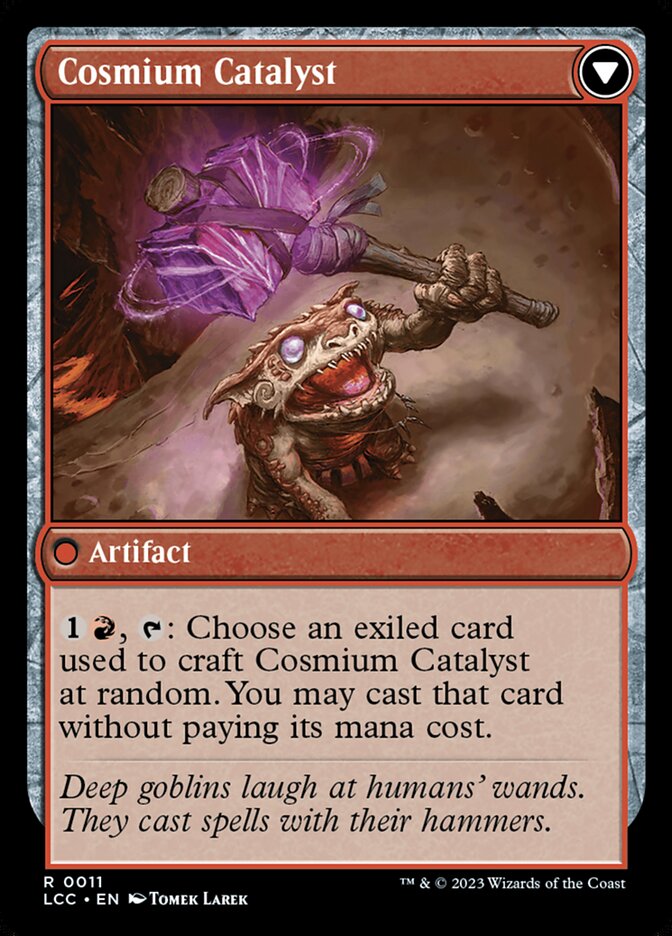 Ore-Rich Stalactite // Cosmium Catalyst back