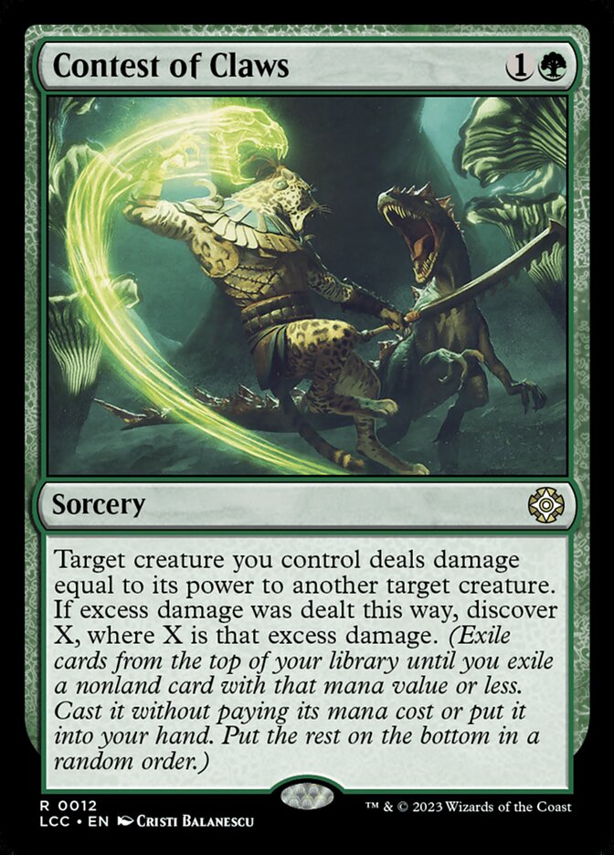Contest of Claws front