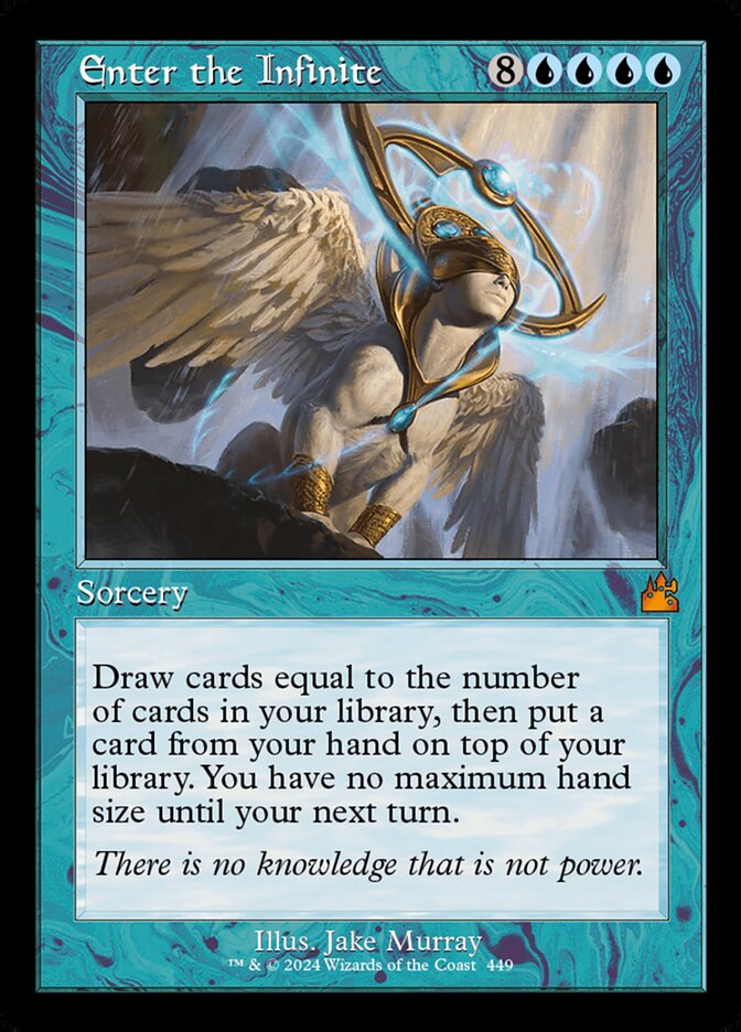 Enter the Infinite front