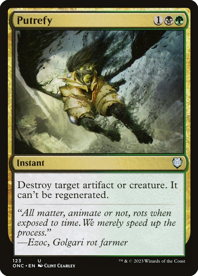 Putrefy front