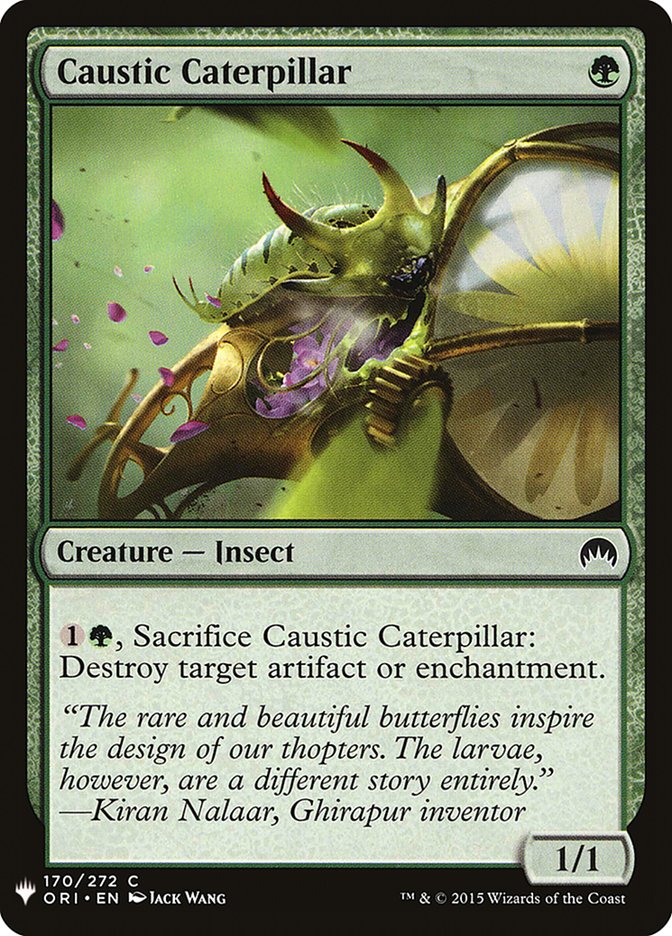 Caustic Caterpillar front
