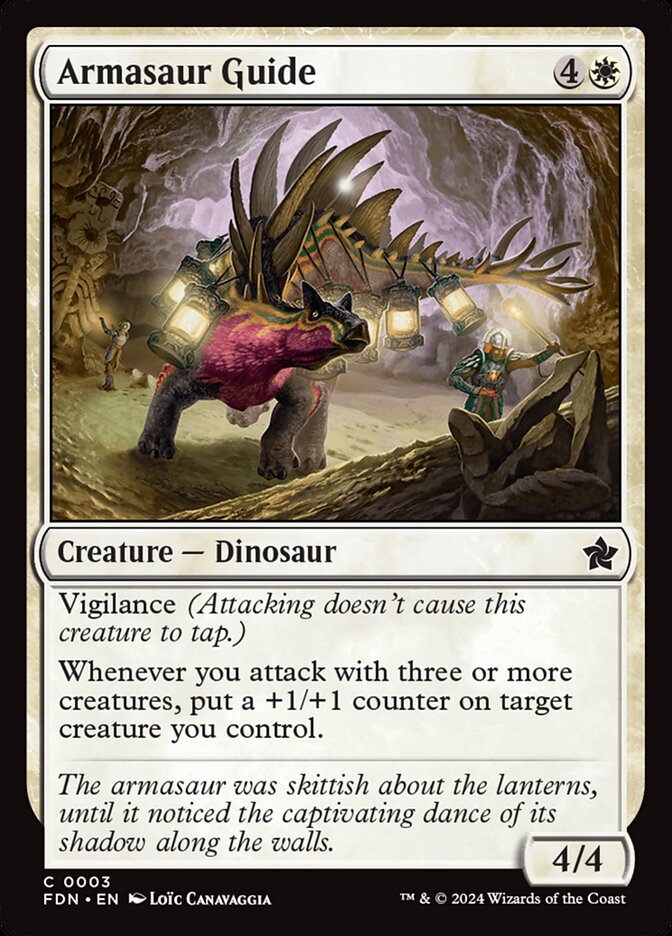 Armasaur Guide front